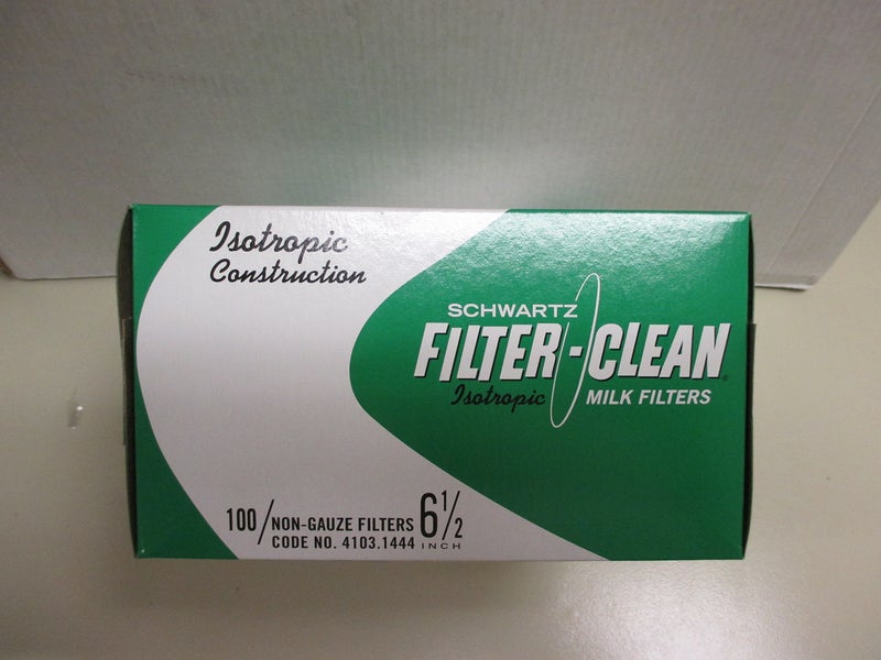 Schwartz Filter Disks 6.5" 100 Count Box Non-Gauze Milk Filters - Image 2